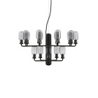Normann Copenhagen Amp Chandelier - Small, Smoke/Black
