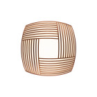 Secto Kuulto 9100 LED Ceiling  Wall Light Walnut Flat