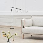 HAY Fifty-Fifty LED Floor Lamp Soft Black
