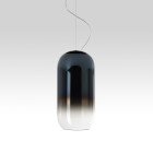 Artemide Gople Suspension Light Black/Blue