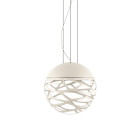 Lodes Kelly Sphere Pendant Small White
