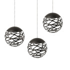 Lodes Kelly Cluster Sphere LED Trio Black