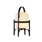 Santa & Cole Cestita Alubat LED Table Lamp - Black