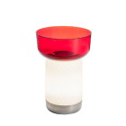 Artemide Bontà Portable LED Table Lamp - Red, Bowl