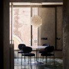 Verpan Fun 4DM Pendant in Dining Room