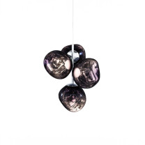 Tom Dixon Melt Mini LED Chandelier Smoke