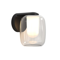 Astro Aquina Wall Light Matt Black Top Mounted