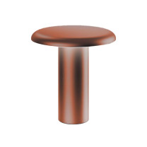 Artemide Takku LED Portable Table Lamp Anodized Red