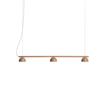 Northern Blush Rail LED Pendant 3 Warm Beige