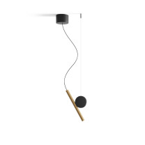 Luceplan Doi LED Suspension - Bronze, Black