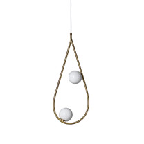 Pholc Pearls Pendant - Small, Brass