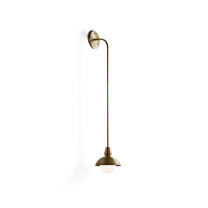 Bert Frank Eos Wall Light Drop Long Antique Brass