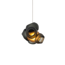 Bocci 100.1 Single Random Pendant Grey
