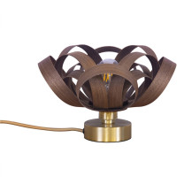 Tom Raffield Skipper Table Light Walnut