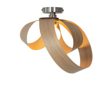 Tom Raffield Flush Ceiling Light Small Oak