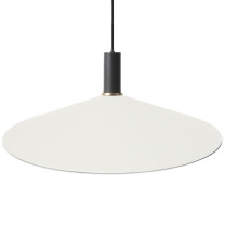 Ferm Living Collect Low Socket Pendant Angle Black White