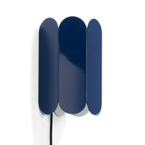 HAY Arcs Wall Light - Cobalt Blue, Cable & Plug