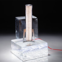 Artemide Criosfera Vertical LED Table Lamp Lifestyle Ice