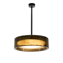 Marset Ringo LED Ceiling Light Fixed Stem 70 Dark Smoked 60