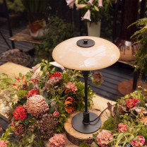 Louis Poulsen PH 3/2 Dusty Terracotta Limited Edition Table Lamp Lifestyle Greenhouse