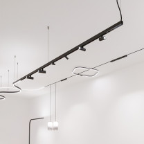 Artemide Architectural Turn Around LED Track System Components