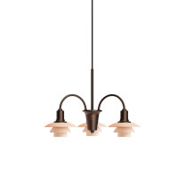 Louis Poulsen PH 1/1 Chandelier Centenary Edition 3 Arms - Off