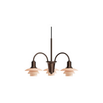 Louis Poulsen PH 1/1 Chandelier Centenary Edition 3 Arms - Off