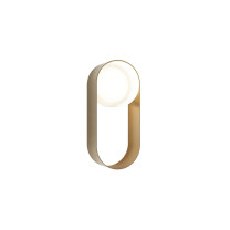 Hollis + Morris Oyster LED Sconce - Brass