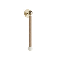 Hollis + Morris Constellation Sconce - Light Oak/Brass