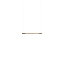 Hollis + Morris Bennington LED Horizontal Pendant - 3ft, Light Oak