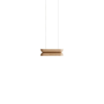 Hollis + Morris Beaufort M2 Horizontal LED Pendant - 13, Natural Oak