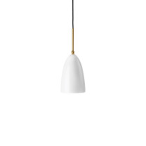 Gubi Grashoppa Pendant Light Glossy White