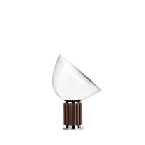 Flos Taccia LED Table Lamp Small Bronze Glass Diffuser