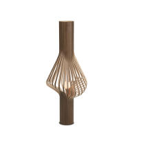 Northern Diva Floor Lamp Smoked Oak