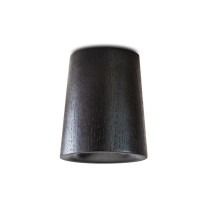 Case Solid Cone Downlight Black Oak