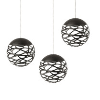 Lodes Kelly Cluster Sphere LED Trio Black