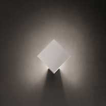 Lodes Puzzle Square LED Wall/Ceiling Light Matte White 9016