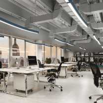 Zero Landscape LED Suspension Light Lifestyle Office 2