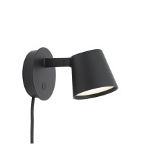 Muuto Tip LED Wall Light - Black