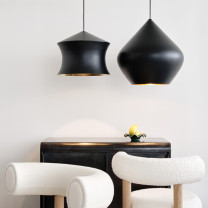 Black Tom Dixon Beat Waist LED Pendant