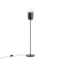 Artemide Gople Floor Lamp Black Bronze