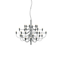 Flos 2097/30 Chandelier - Chrome / Frosted Bulbs