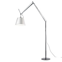 Artemide Tolomeo Mega Floor Lamp 36 Aluminium White