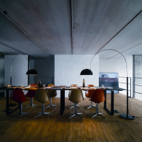 Oluce Coupe 3320R Floor Lamp Lifestyle Office