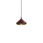 Bert Frank Shear Pendant Dark Bronze Oxblood