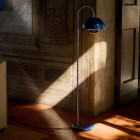 Steel Blue &Tradition Flowerpot VP12 Floor Lamp