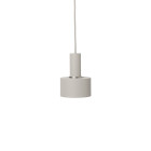 Ferm Living Collect Low Socket Pendant Disc Grey Grey