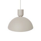 Ferm Living Collect Bell Socket Pendant Disc Grey Grey