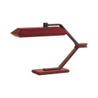 Bert Frank Rinato LED Table Lamp Dark Bronze Red