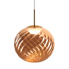 Tom Dixon Whirl LED Pendant 45 Copper On